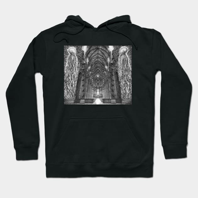 Deathspell Omega Diabolus Absconditus Album Cover Hoodie by Ahana Hilenz